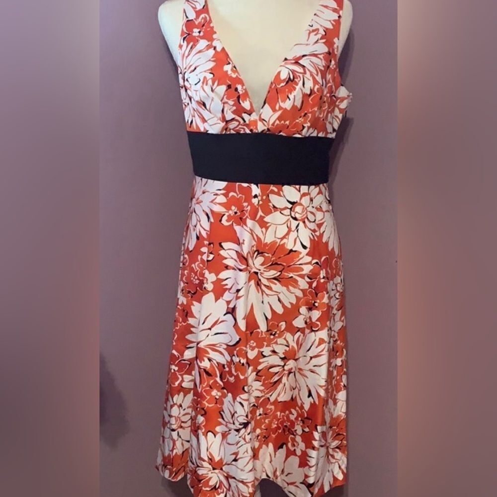 Donna Rocco dress corset back floral dress